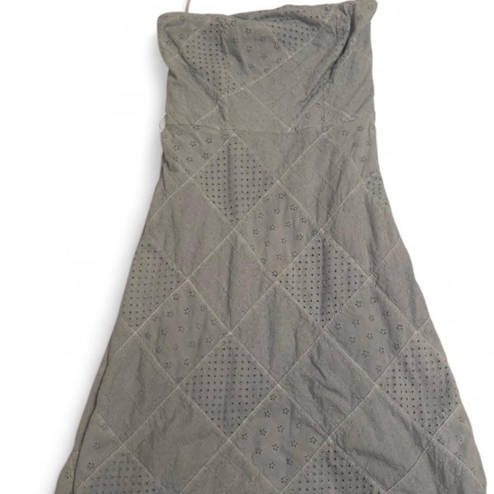 American Eagle Blue/gray strapless summer Dress